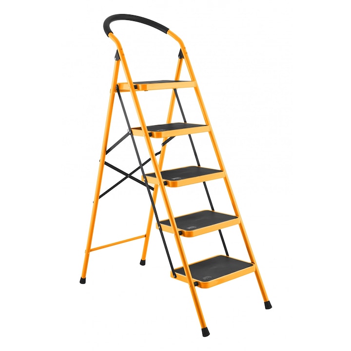 TORO Folding Steel Step Ladder (5 Steps)